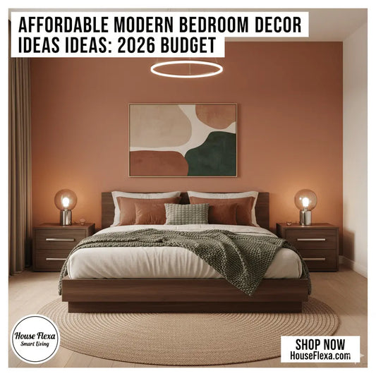 Affordable Modern Bedroom Decor Ideas: Budget Luxury for 2026 - House Flexa