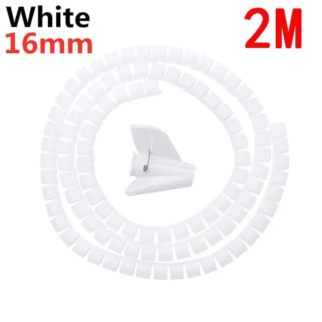 Flexible Spiral Cable Organizer - House Flexa