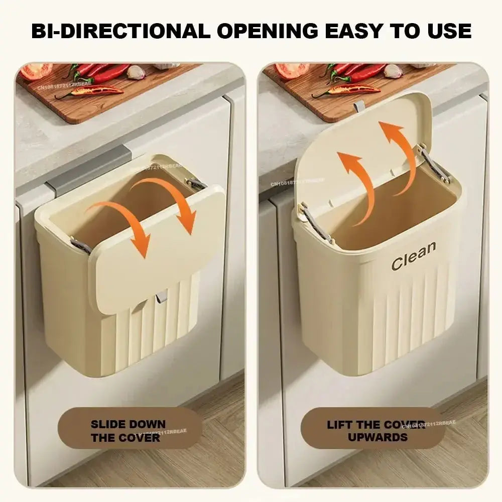 Wall Mounted Kitchen Trash Can - House Flexa