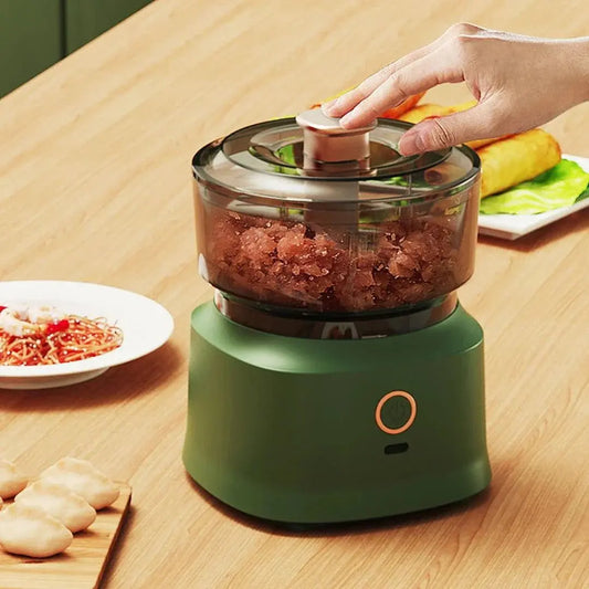 Mini Electric Meat Grinder Wireless Garlic Masher - House Flexa