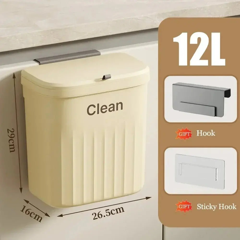 Wall Mounted Kitchen Trash Can - House Flexa