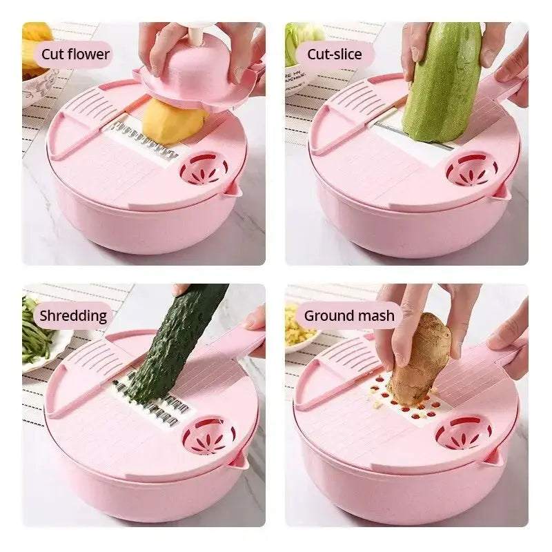 Manual Multi - Function Vegetable Cutter - House Flexa