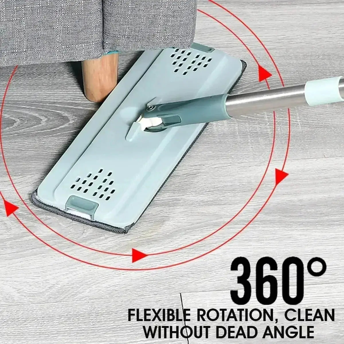 Flat Squeeze Mop Bucket Set - House Flexa