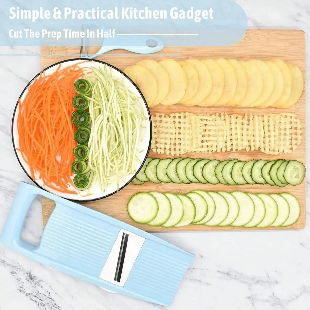 5 - in - 1 Vegetable Fruit Slicer - House Flexa