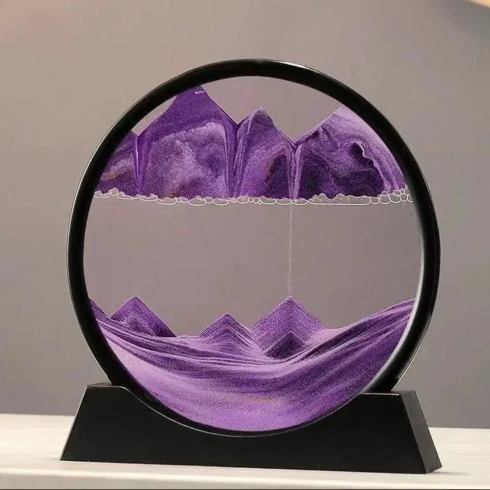 3D Quicksand Sand Art Hourglass Glass - House Flexa