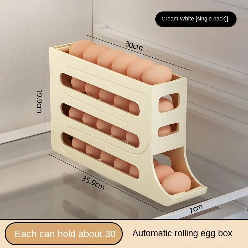Automatic Rolling Egg Storage Box - House Flexa