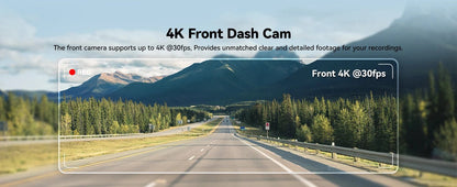 Car Dash Cam - Redtiger F8 5GHz Wifi Touch Screen 4K Front Dash Cam - House Flexa