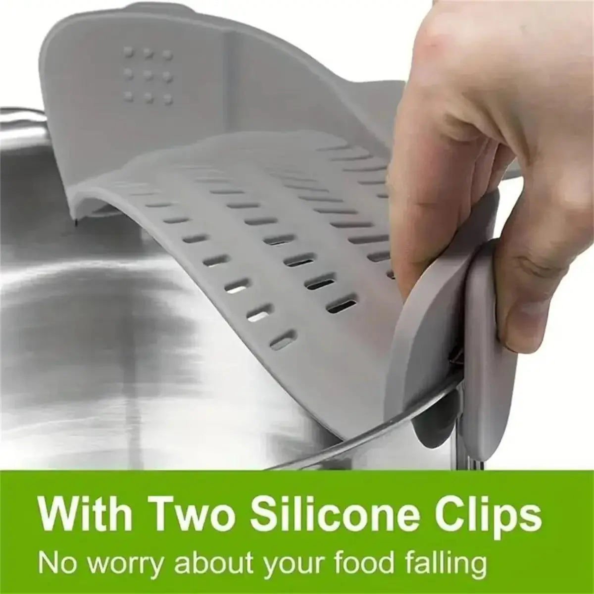 Adjustable Clip - On Pot Strainer - House Flexa