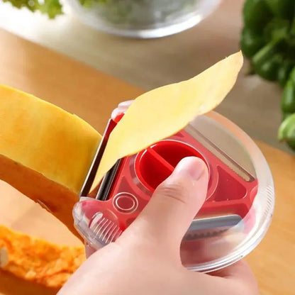 3 - in - 1 Fruit Vegetable Peeler Shredder Grater - House Flexa