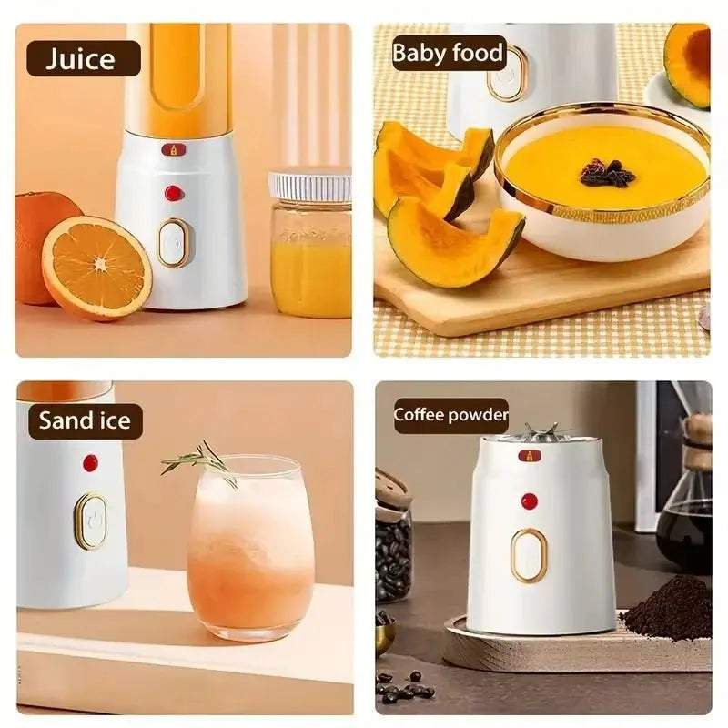 450ml Portable USB Rechargeable Electric Blender - House Flexa