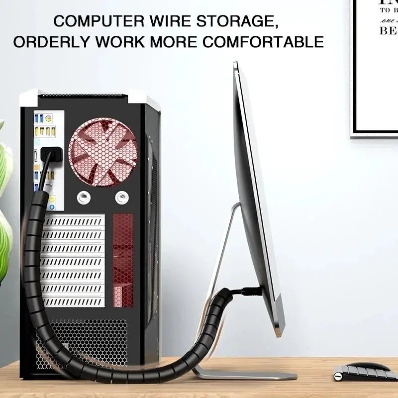 Flexible Spiral Cable Organizer - House Flexa
