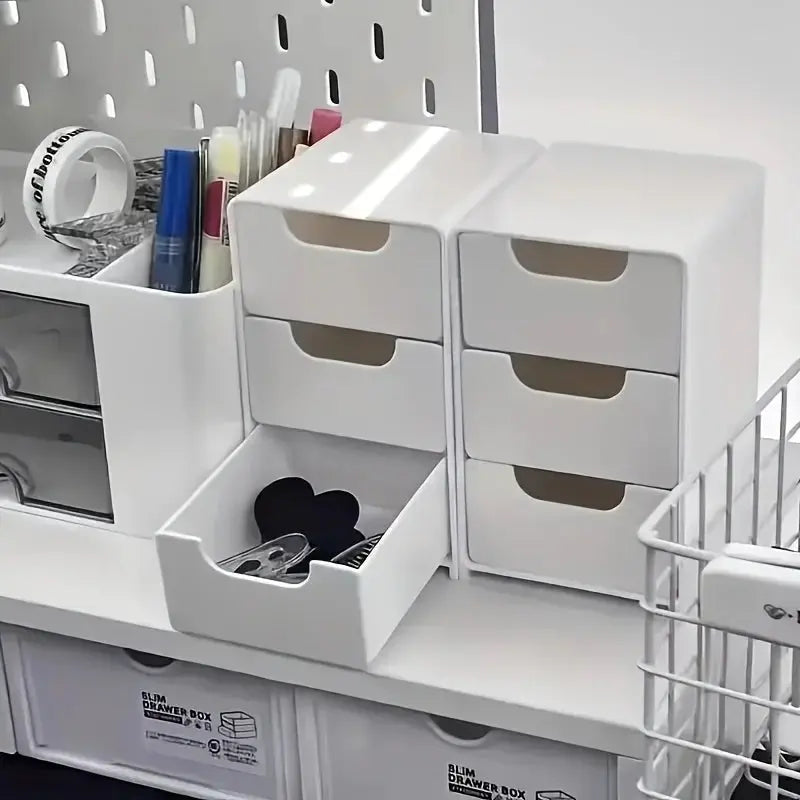 3 Tier Desk Organizer Drawer Storage Box - House Flexa