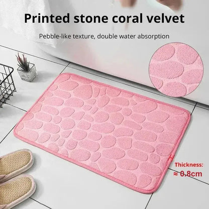 Embossed Microfiber Anti Slip Mat - House Flexa