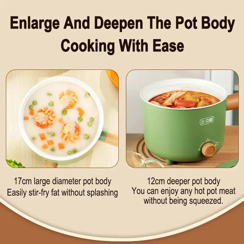 Electric Multi Cooker Non Stick Hot Pot - House Flexa