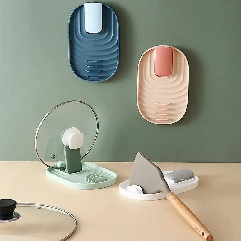 Foldable Spoon Rest Pot Lid Holder - House Flexa