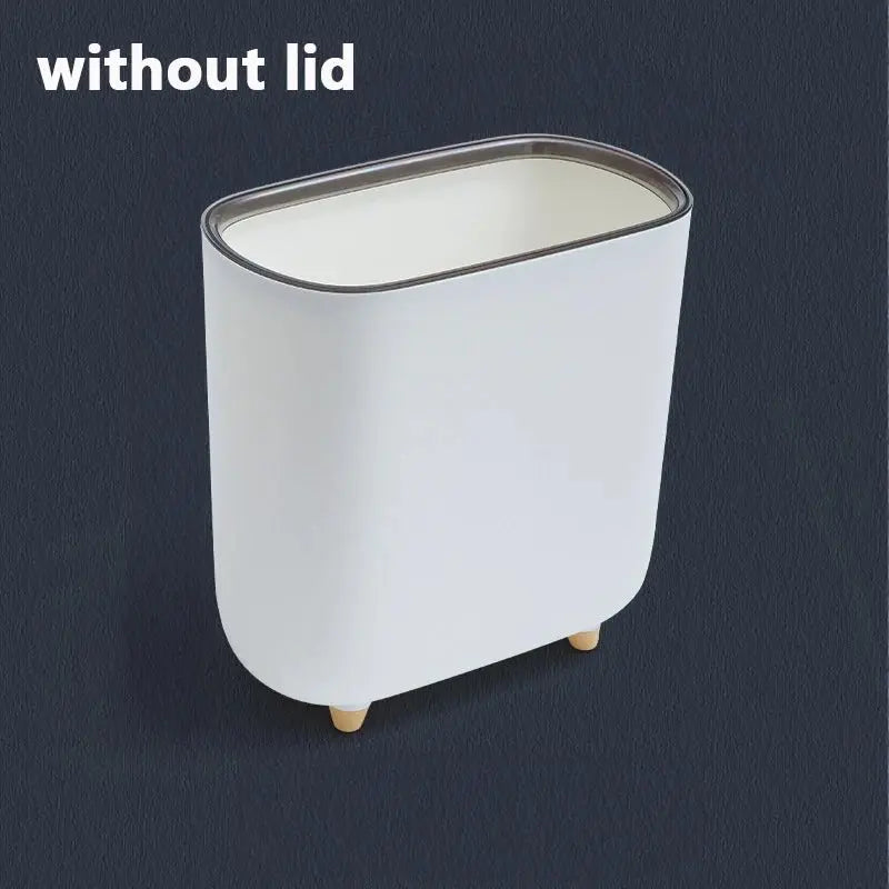 Narrow Press Ring Trash Can - House Flexa