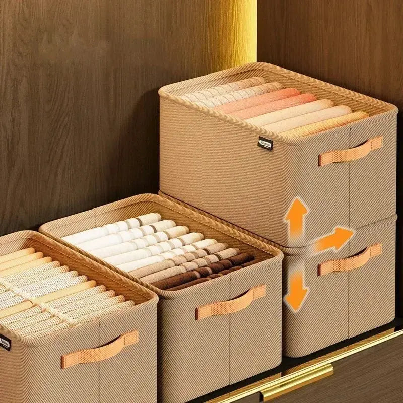 Thicken Pants Sweater Wardrobe Storage Box - House Flexa