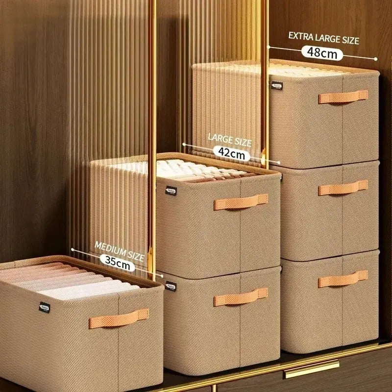 Thicken Pants Sweater Wardrobe Storage Box - House Flexa