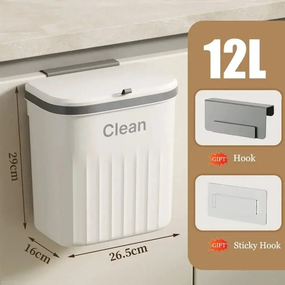 Wall Mounted Kitchen Trash Can - House Flexa