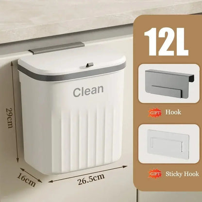Wall Mounted Kitchen Trash Can - House Flexa