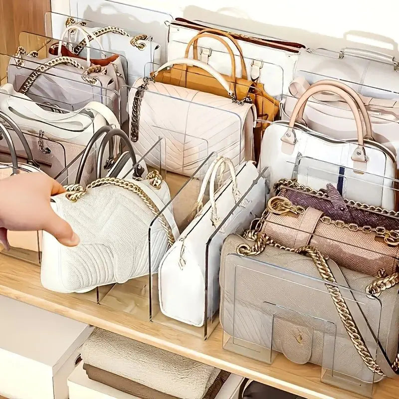 Transparent Handbag Wallet Storage Rack - House Flexa