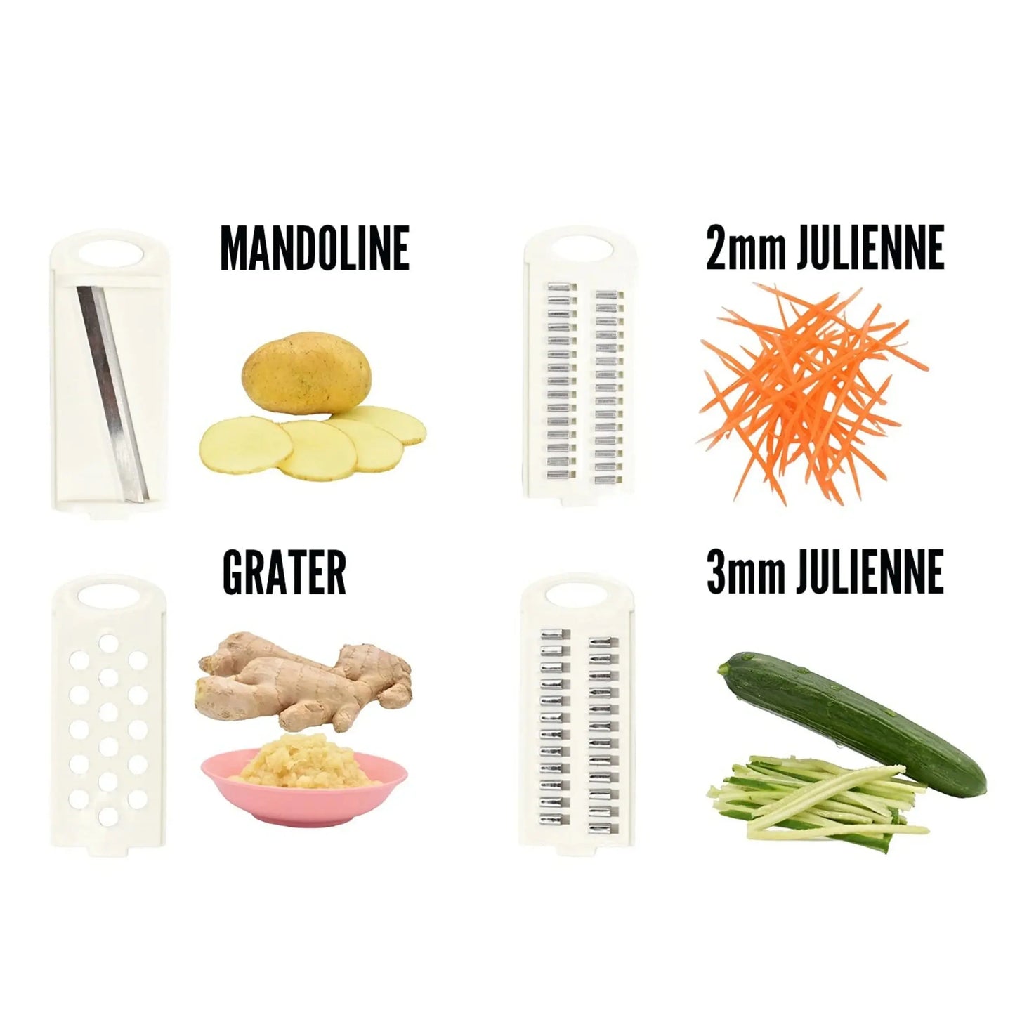 5 - in - 1 Vegetable Fruit Slicer - House Flexa