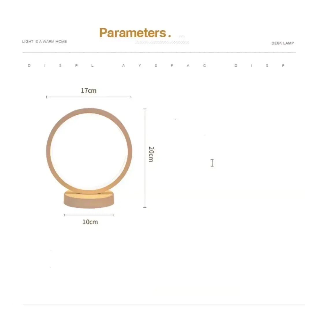 LED Circular Ring Table Lamp - House Flexa