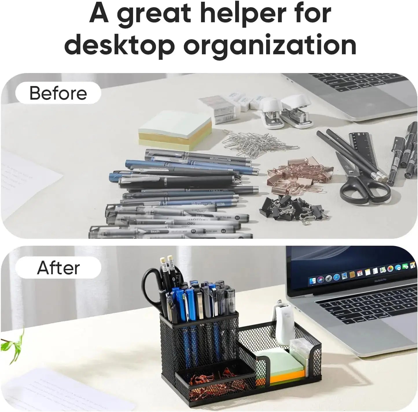 Mesh Desk Pencil Holder - House Flexa