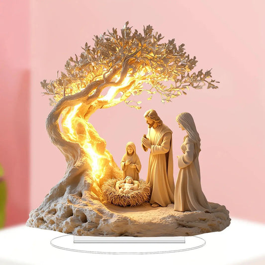 Prayer Under Moonlight Tree - House Flexa