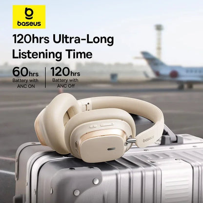 Baseus Bowie H1s Wireless Headphones | Bluetooth 5.4 Noise Canceling 120H Battery - House Flexa