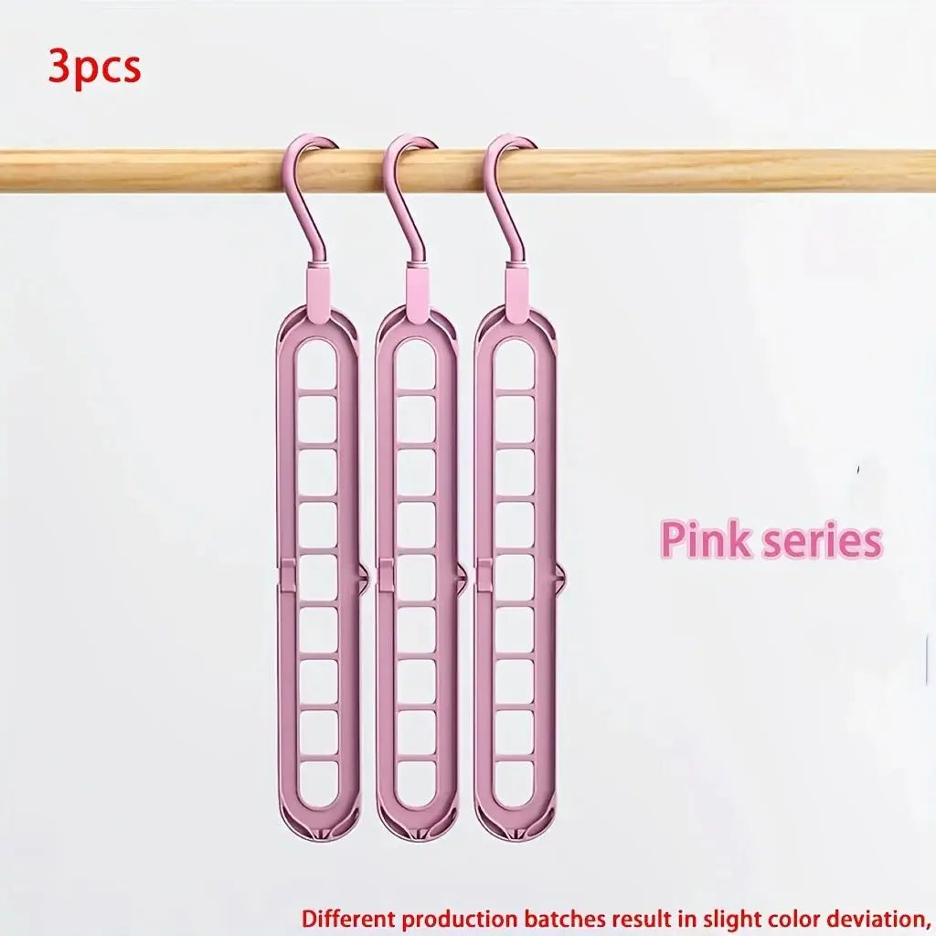 Foldable 9 Hole Space Saving Hangers - House Flexa