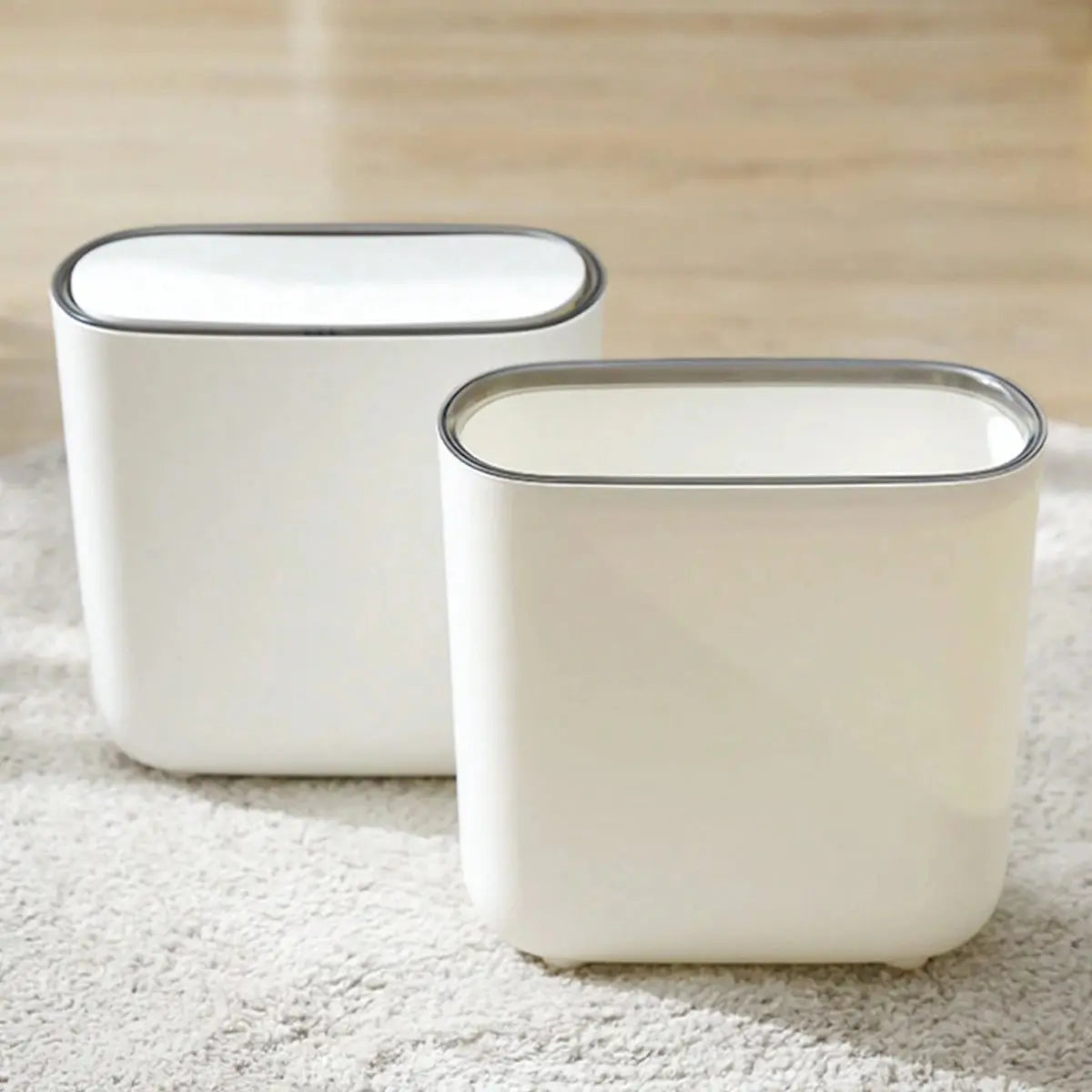 Narrow Press Ring Trash Can - House Flexa