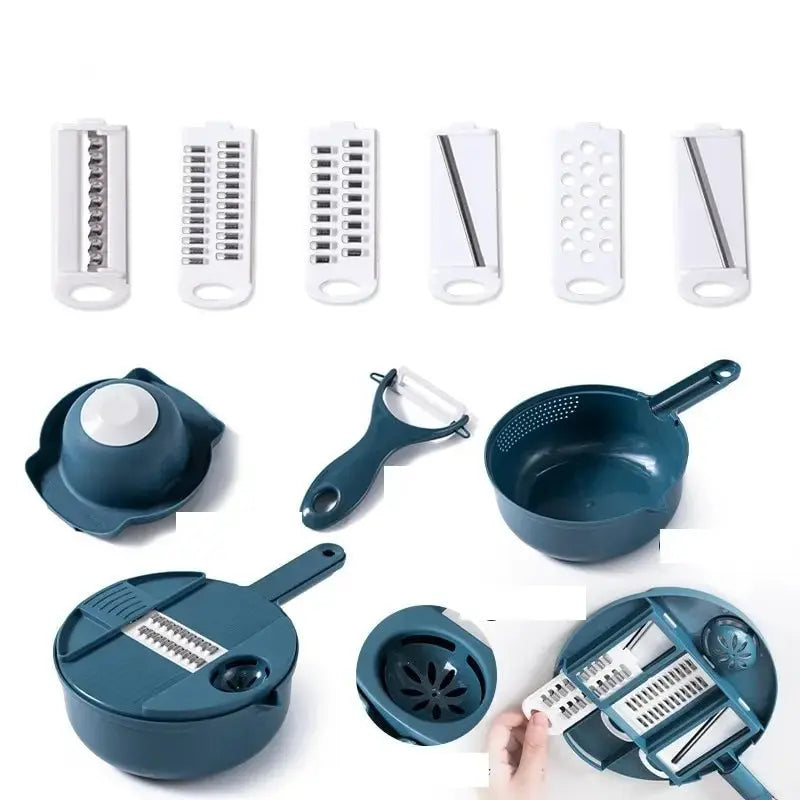 Manual Multi - Function Vegetable Cutter - House Flexa