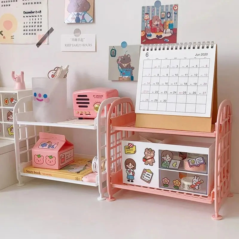 Multi Tier Desktop Storage Shelf - House Flexa