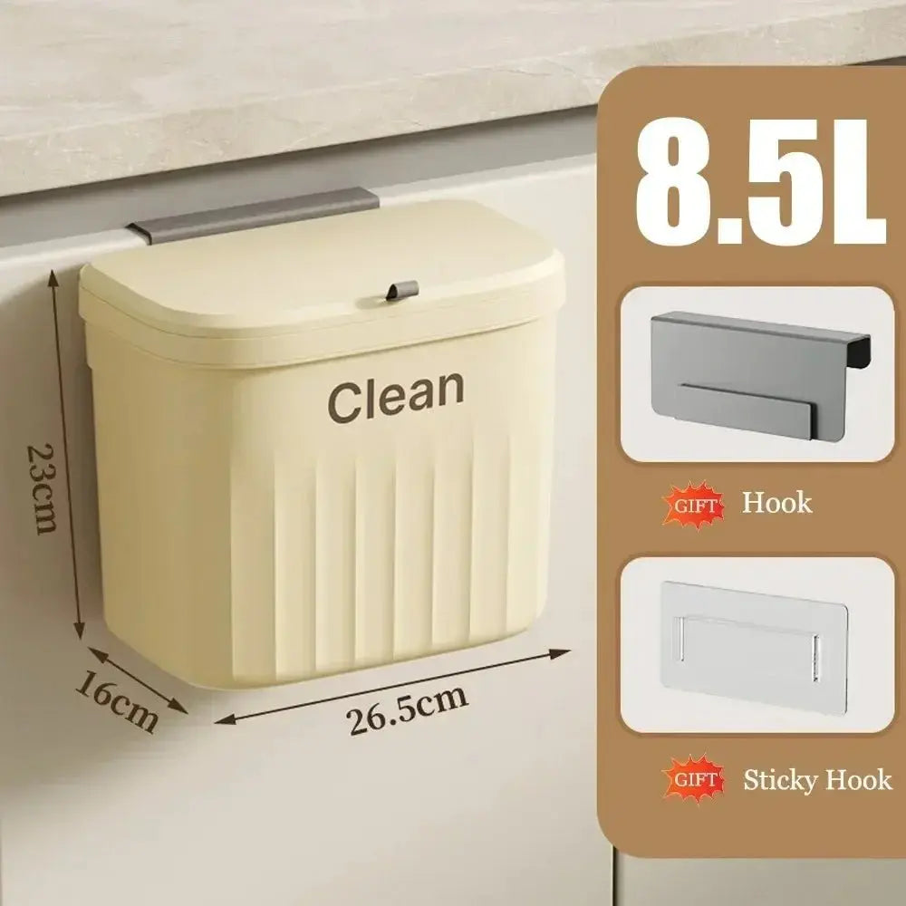 Wall Mounted Kitchen Trash Can - House Flexa