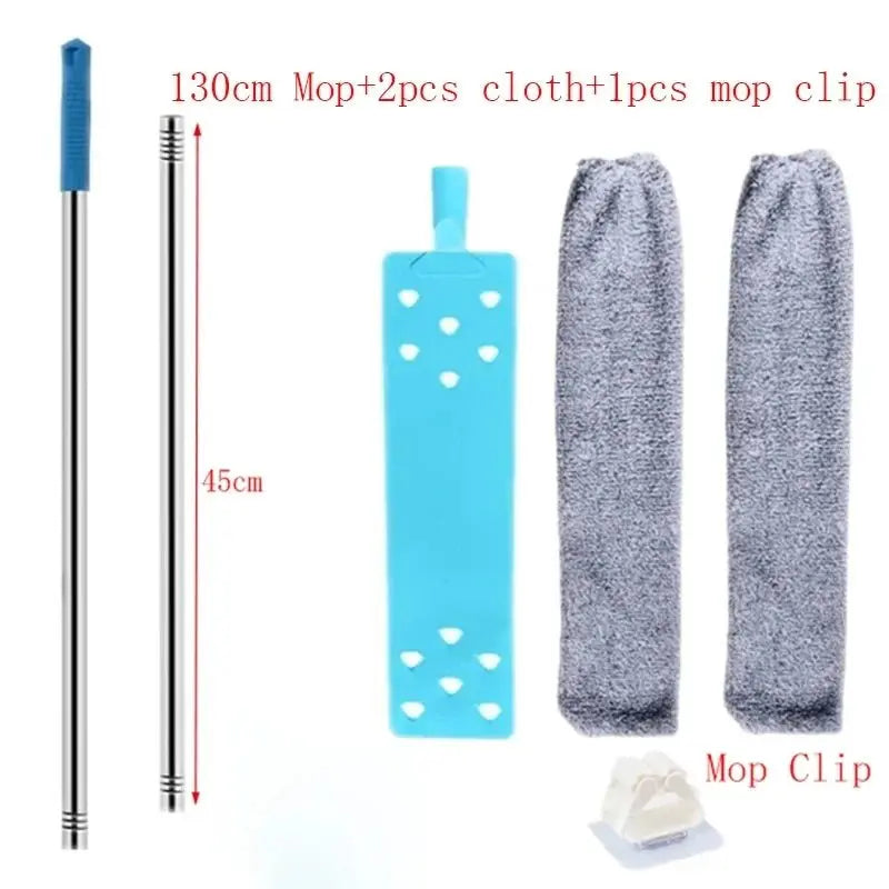 Telescopic Long Handle Microfiber Broom Dust Cleaner - House Flexa