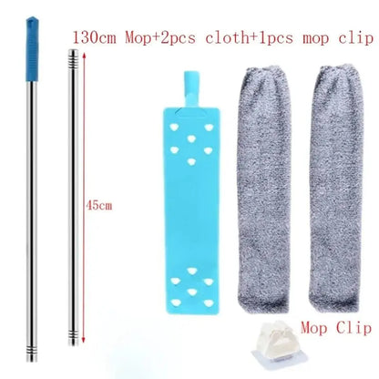 Telescopic Long Handle Microfiber Broom Dust Cleaner - House Flexa