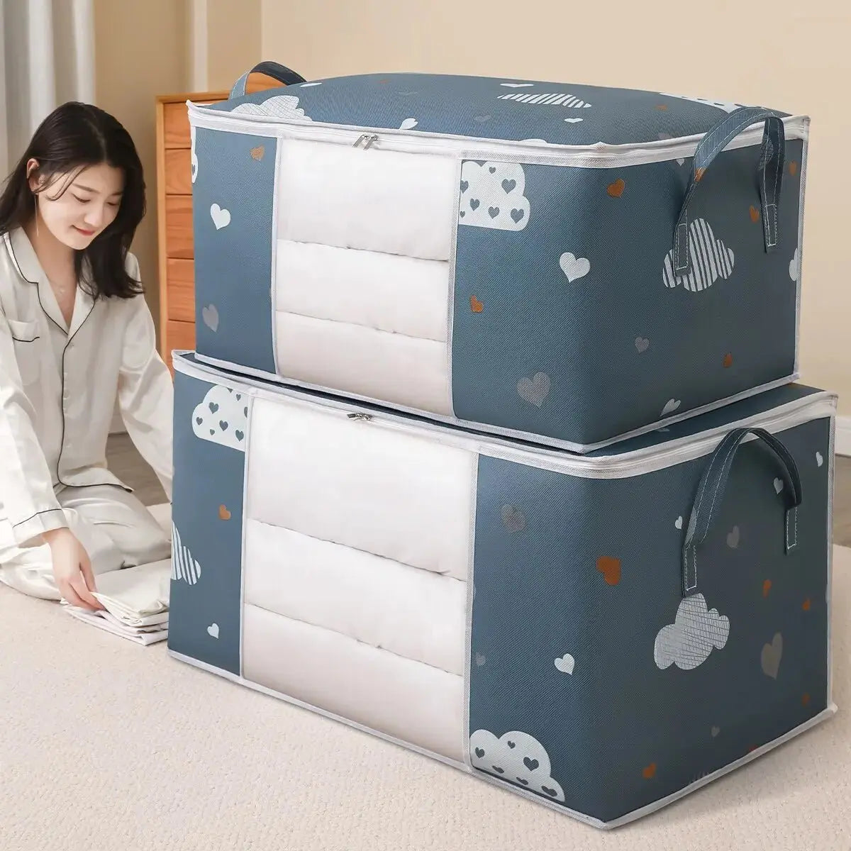 Large Capacity Foldable Clothes Storage Bag - House Flexa
