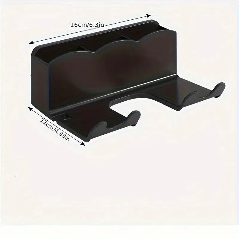 No Drill Hair Dryer Storage Rack - House Flexa
