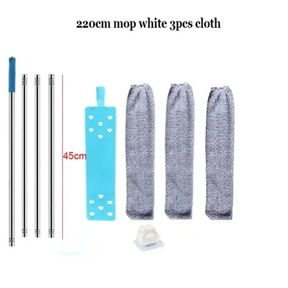 Telescopic Long Handle Microfiber Broom Dust Cleaner - House Flexa