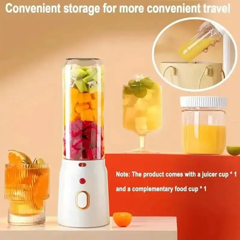450ml Portable USB Rechargeable Electric Blender - House Flexa