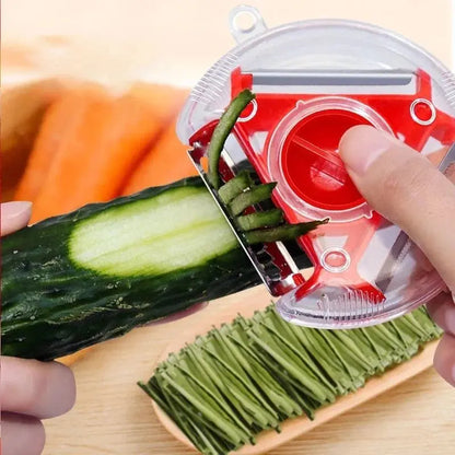 3 - in - 1 Fruit Vegetable Peeler Shredder Grater - House Flexa