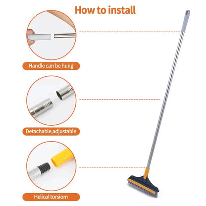 3 In 1 Bathroom Cleaning Brush - House Flexa