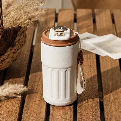 Stainless Steel Smart Temperature Display Coffee Cup - House Flexa